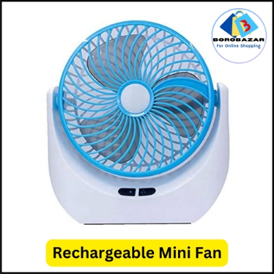Picture of Lithium rechargeable mini table air cooling fan with LED light JOY SUPER 1880 Battery Power - 2400 mAh Place of origin : china