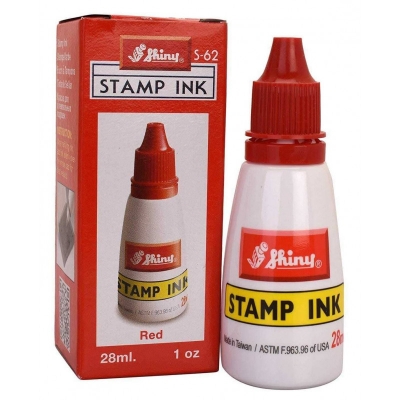 Picture of Stam pad ink, 28ml Shiny stamp ink, shiny stamp, auto seal ink, Orginal, red, black, blue, green, violet,