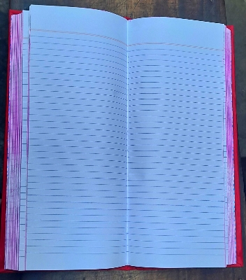 Picture of 600 Pages Cloth Binding Day Book / Tally khata  Hard Cover Account Register Business Ledger for Office & Business Use