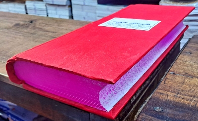 Picture of 1000 Pages Cloth Binding Day Book / Tally khata  Hard Cover Account Register Business Ledger for Office & Business Use