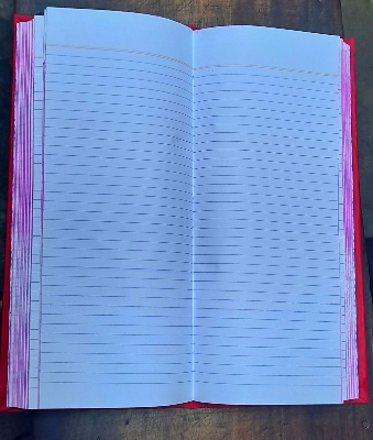 Picture of 1000 Pages Cloth Binding Day Book / Tally khata  Hard Cover Account Register Business Ledger for Office & Business Use