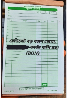 Picture of Cash Memo Pads - 100 Pages, Pack of 6 | Billing/Receipt / memo Book for Business Use