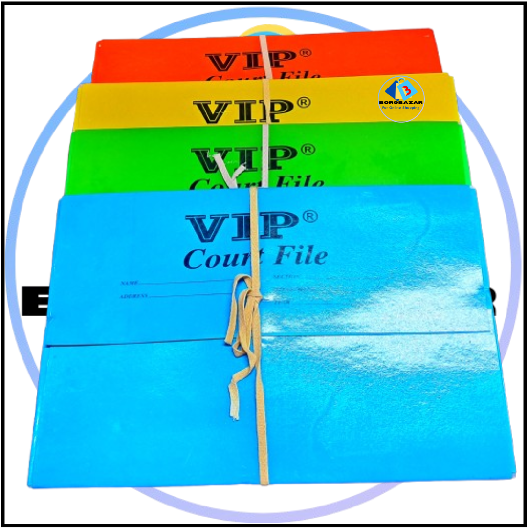 Picture of VIP Court File – 12 Pcs Set, Multi Colour Legal Document Folder for Office & School Use