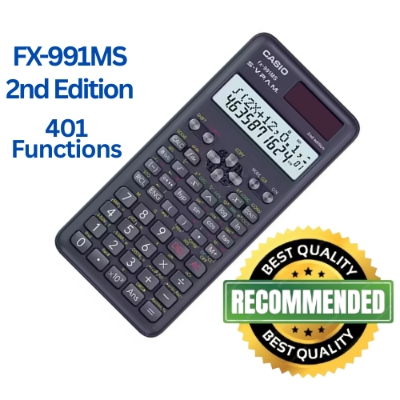 Picture of Fx 991MS Calculator 2nd Edition Scientific Calculator – 401 Functions – Dual Power – fx 991ms calculator Exam Suitable,  Calculator for students