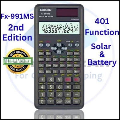 Picture of Fx 991MS Calculator 2nd Edition Scientific Calculator – 401 Functions – Dual Power – fx 991ms calculator Exam Suitable,  Calculator for students