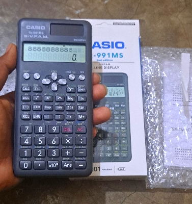 Picture of Fx 991MS Calculator 2nd Edition Scientific Calculator – 401 Functions – Dual Power – fx 991ms calculator Exam Suitable,  Calculator for students