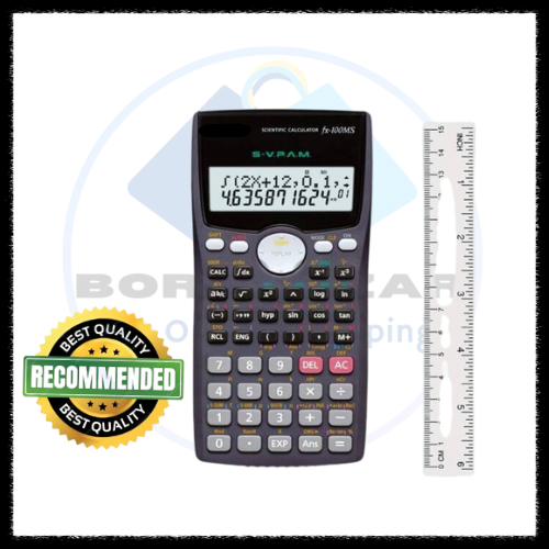 Picture of Scientific Calculator FX-100MS – 401 Functions – Dual Power – Non-Programmable – Exam Use Model,  Calculator for students