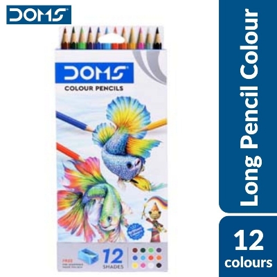 Picture of Doms Pencil Colour - Long 12 Shades