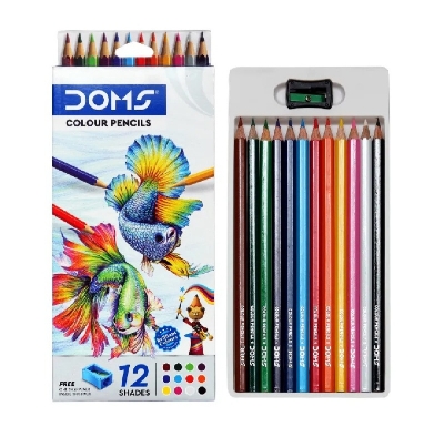 Picture of Doms Pencil Colour - Long 12 Shades