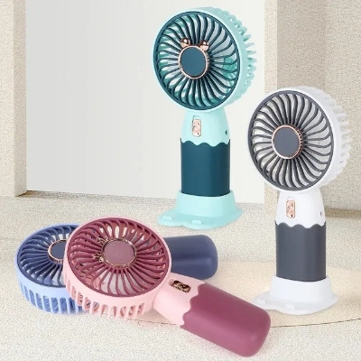 Picture of USB Rechargeable Mini Desktop Fan – Cute & Portable Cooling Fan for Office, Study, Home, & Outdoors