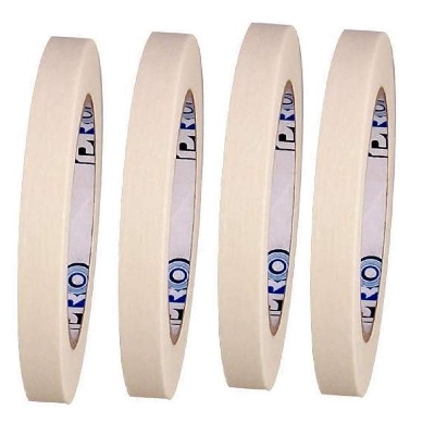 Picture of Masking Tape 1/2 Inch 12 mm (Pack of 1) of Multi-Use, Easy Tear Tape. Great for Carpenter Labeling, Painting, Packing Adhesive Leaves No Residue