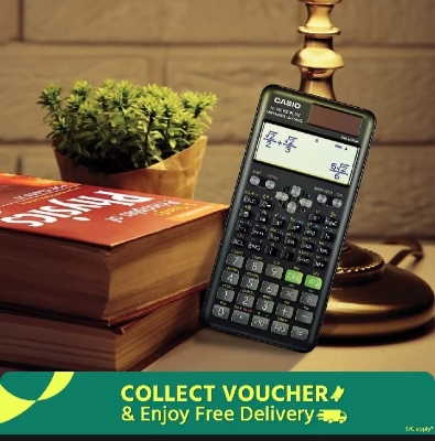 Picture of Fx 991 es plus 2nd Edition Engineering Calculator Solar & Battery Colour Black