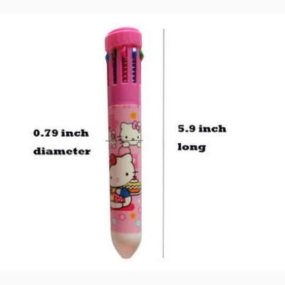Picture of 8 Color Ball Point Shuttle Pen 8 In 1 Kids Favorite Great