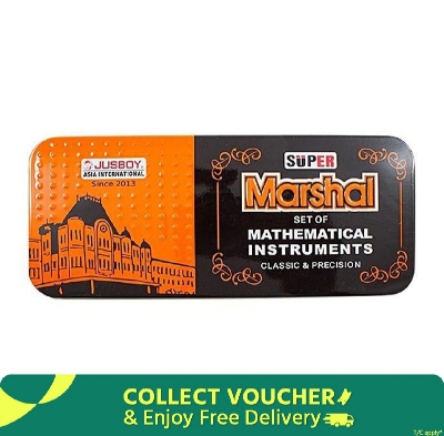 Picture of Marshal Geometry Box Full Set - 1 Pcs | Complete Student Drawing Tool Kit