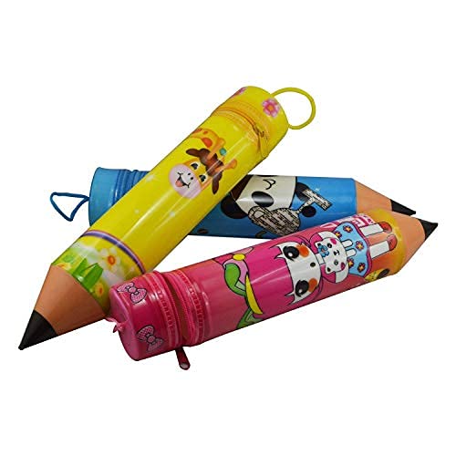 Picture of Return Gifts for Kids Birthday Party | Pencil Shape Stationery Pouch Case | Gift for Boys & Girls | Pack of 1