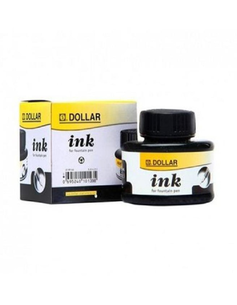 Picture of Dollar fountain  pen ink 30ml black  1 pes