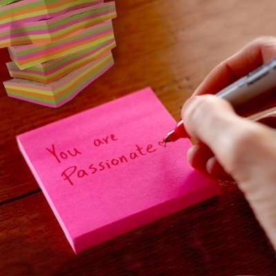 Picture of Sticky Notes 3 x 3 Inch - 1 Pads/Pack, 100 Sheets! Assorted Bright Colors, Notes For All Occasions!