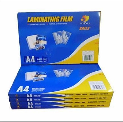 Picture of Laminating Film - A4 Size (20 Pcs) Lamination Paper | Glossy Finish | 100 Micron