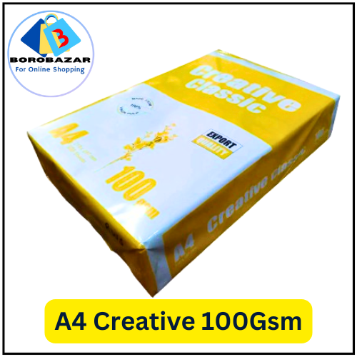 Picture of A4 100 gsm paper, a4 100 gsm 100 Pcs Printing Paper