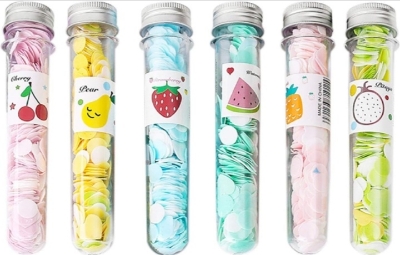 Picture of Hand Paper Soap for Travel – Disposable Foaming Paper Soap Strips for Kids & Adults | Pocket-Friendly Hand Washing Sheets Multi colour - 1 Pcs