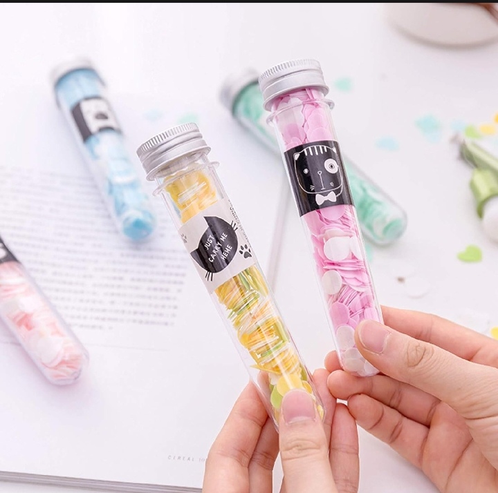 Picture of Hand Paper Soap for Travel – Disposable Foaming Paper Soap Strips for Kids & Adults | Pocket-Friendly Hand Washing Sheets Multi colour - 1 Pcs