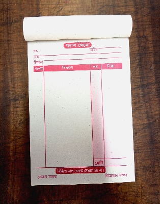 Picture of Cash Memo Pads - 100 Pages, 6 pcs | Billing/Receipt Memo  for Business Use