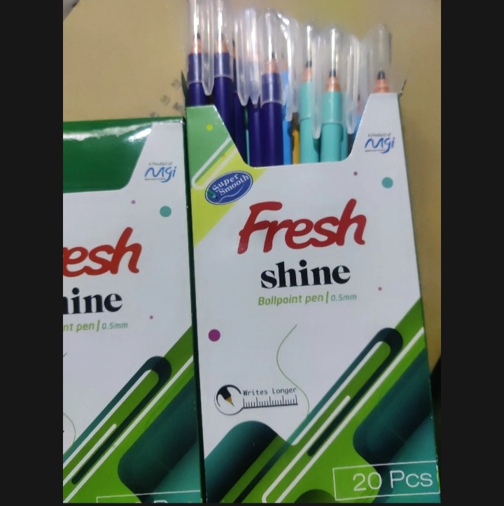 Picture of Fresh Shine Smooth Ball Pen 20 Pcs Pack – Premium Writing Experience