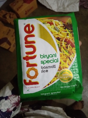 Picture of Fortune Biryani Special Basmati Rice (Indian) 1kg long grain basmati rice 1kg indian