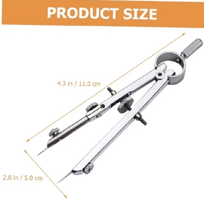 Picture of Hero Spring Multifunction Bow Divider & Engineering Compass | Professional Drawing & Measuring Tool (1 pcs)
