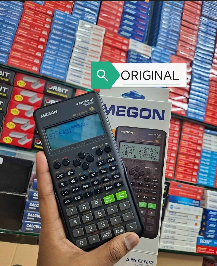 Picture of New Version Sceintific Calculator Fx 991 es plus 2nd edition for Students | Non Programmable - fx 991es plus Function 417 | Two way Powered Solar & Battery   - Color Black