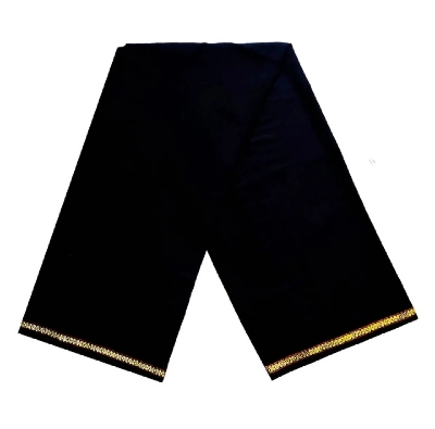 Picture of Lungi for men 6 hat black Linen 1 color Amanat shah lungi 1 pcs