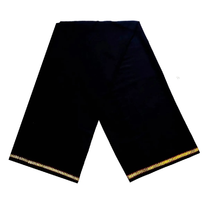 Picture of Lungi for men 6 hat black Linen 1 color Amanat shah lungi 1 pcs