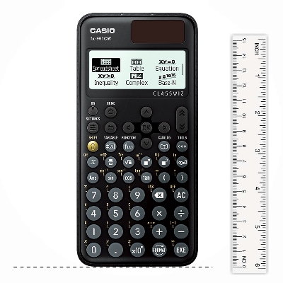 Picture of Fx 991CW Calculator,  fx 991 cw Classwiz two way powered solar & Battery - color Black