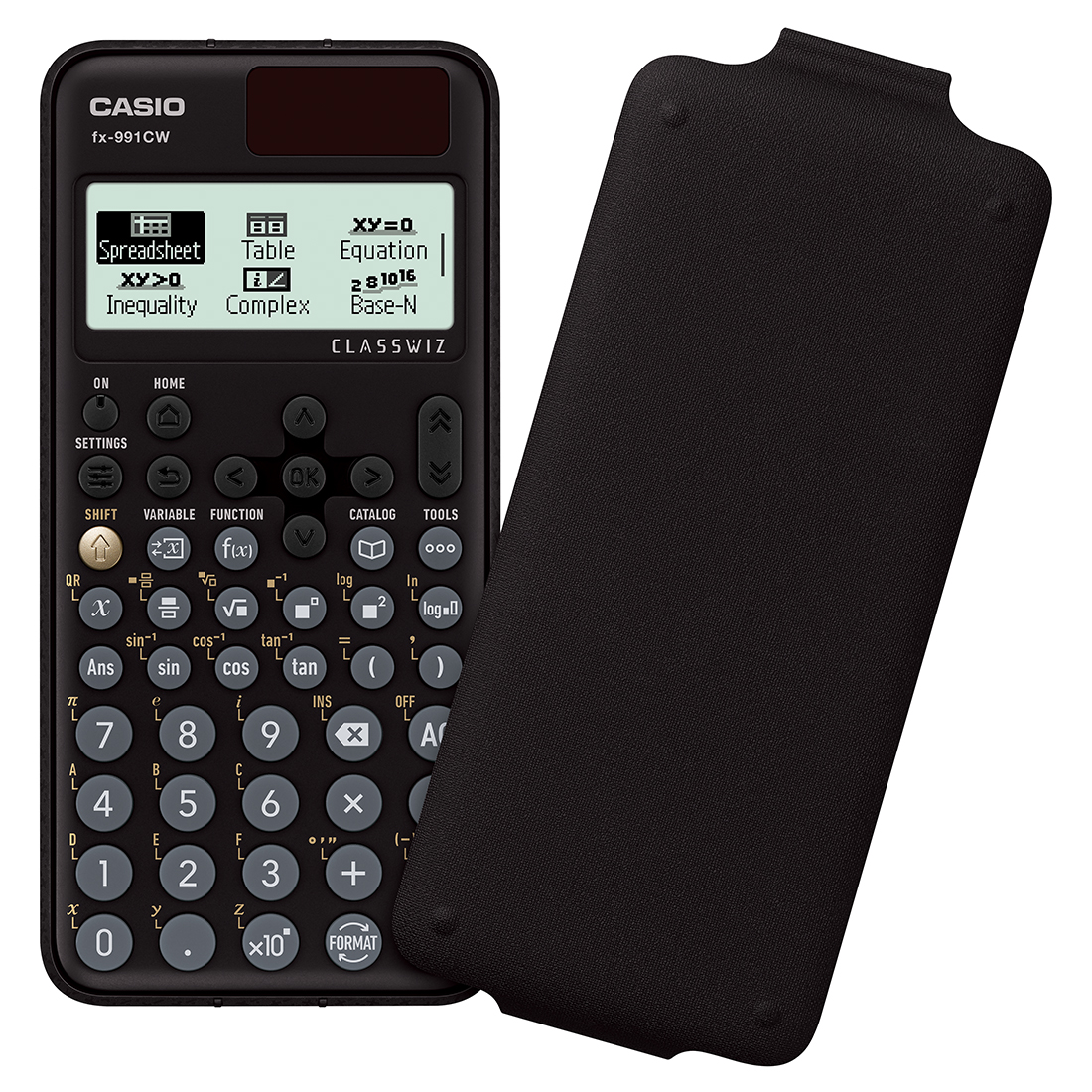 Picture of Fx 991CW Calculator,  fx 991 cw Classwiz two way powered solar & Battery - color Black