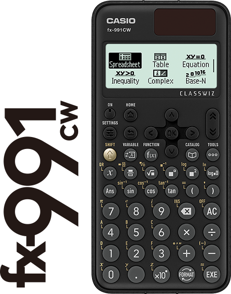Picture of Fx 991CW Calculator,  fx 991 cw Classwiz two way powered solar & Battery - color Black