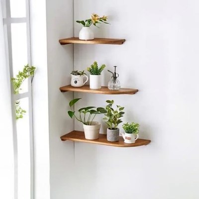 Picture of Andormahal MDF Wall Hanging Shelf ( 3 piece)-(1.5ft by8inch,1ft by 8inch,8inch by 8inch)