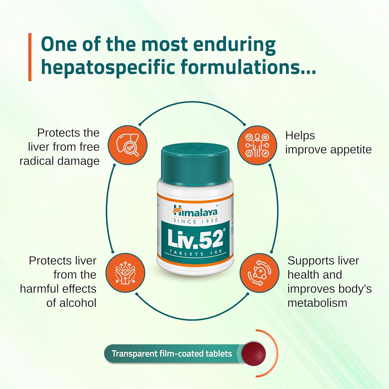 Picture of Himalaya Liv.52 Tablets - 100 Counts