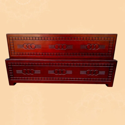 Picture of Andormahal Malaysian Board Lacquer painted (5/7) Classic Bed (Double Size)