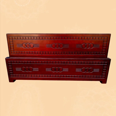 Picture of Andormahal Malaysian Board Lacquer painted (4/7) Classic Bed (Single Size)