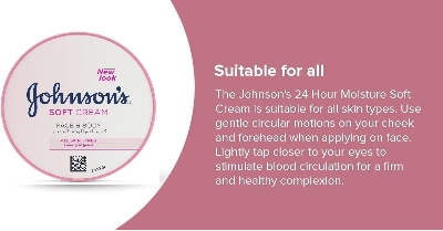 Picture of Johnson's 24 Hour Moisture Soft Cream(200 Ml)