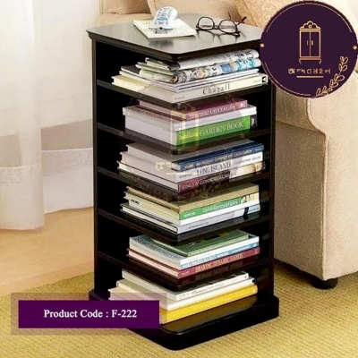 Picture of Andormahal Corner Book And Magazine Shelf made of MDF board-(4ft by 1ft by 1ft)