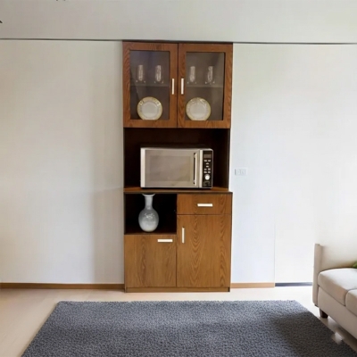 Picture of Andormahal MDF Kitchen Oven Cabinet / Kitchen Cabinet / Water Filter Storage (Multiple Purposes)-(5ft by2.5ft by 14inch(20+18+32)