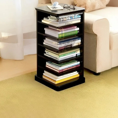 Picture of Andormahal Corner Book And Magazine Shelf made of MDF board-(4ft by 1ft by 1ft)