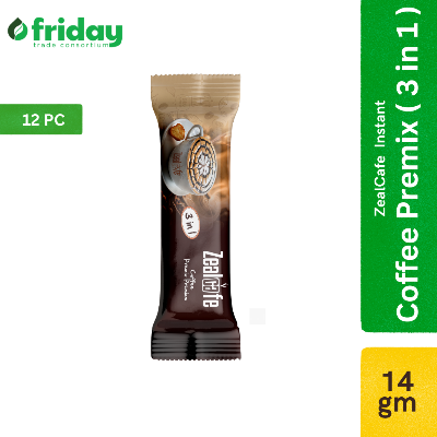 Picture of Zealcafe Instant Coffee Premix 3In1 Minipack - 14Gm 12Pc