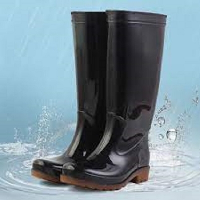 Picture of Waterproof Gum Boot - Black Color Pure PVC Boot -Multicolor