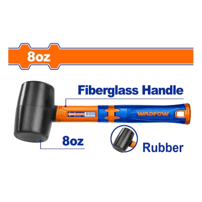 Picture of RUBBER HAMMER 8oz WADFOW (BLACK) -Multicolor