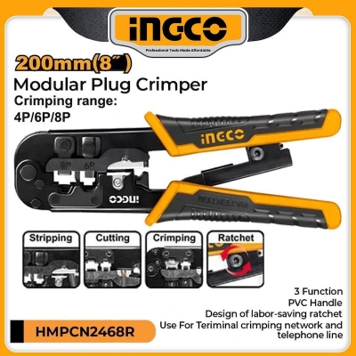 Picture of INGCO Modular Plug Crimper Ratchet -Multicolor