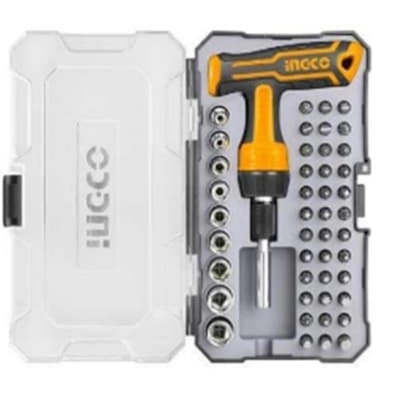 Picture of INGCO 47 PCS T-HANDLE SCREWDRIVER SET-HKSDB0478 -Multicolor
