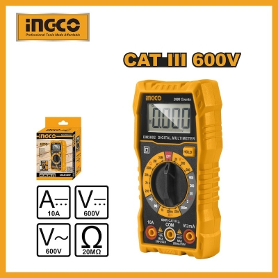 Picture of INGCO Digital Multimeter With Lower Battery Indication Function DM2002 