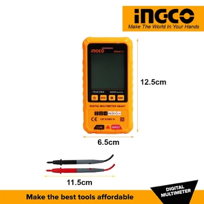 Picture of INGCO Digital multimeter With 2pcs R03 AAA batteries DM6012 -Multicolor